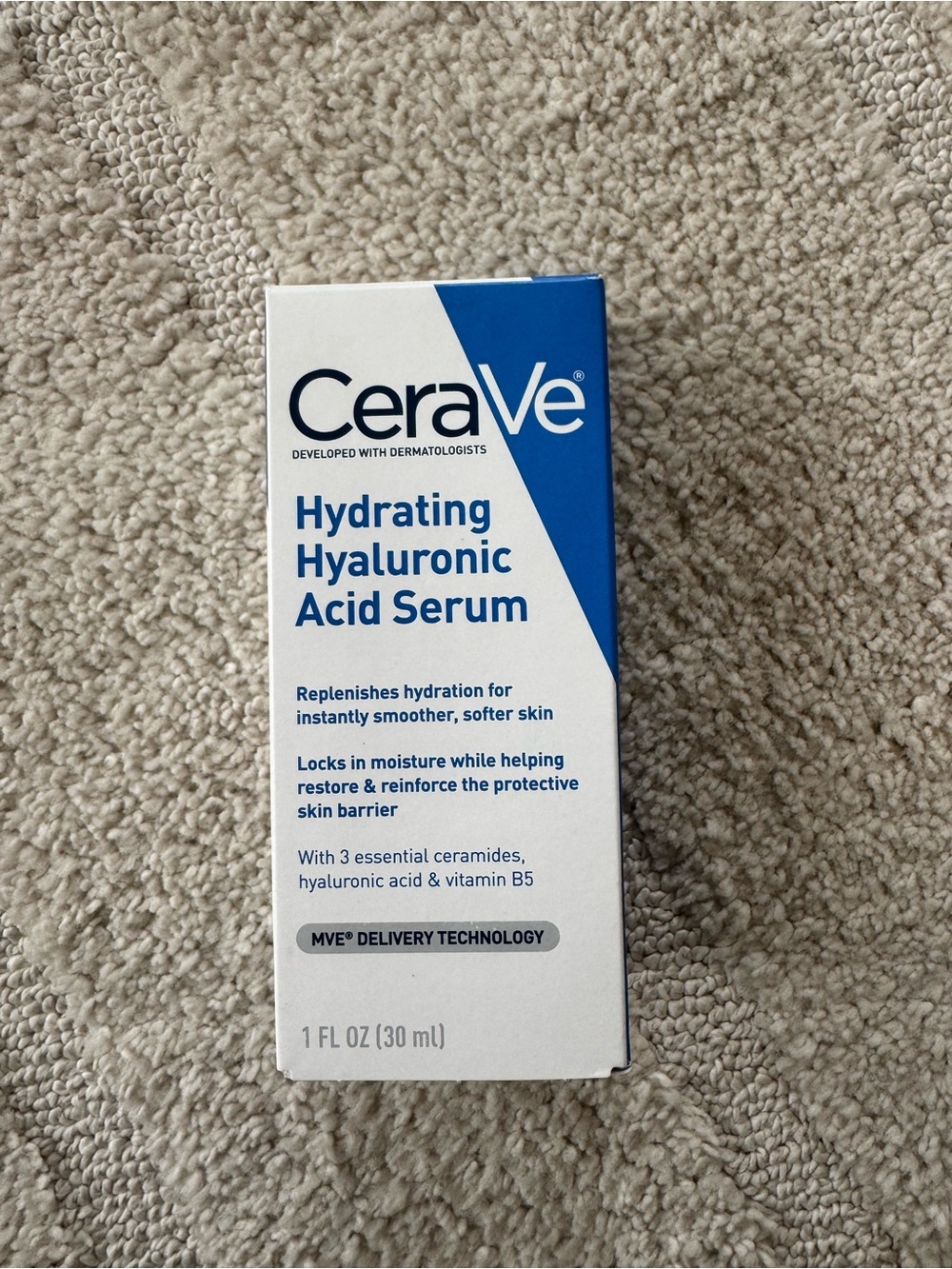 CeraVe hydrating hyaluronic acid serum